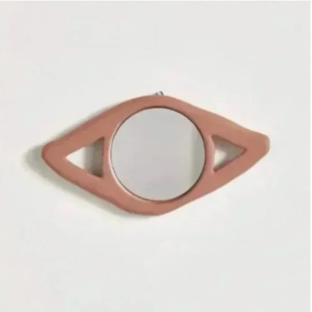⭐️ Clay Eye Evil Eye Boho Peasant Hipster Hippie Art Deco Wall Hanging Mirror